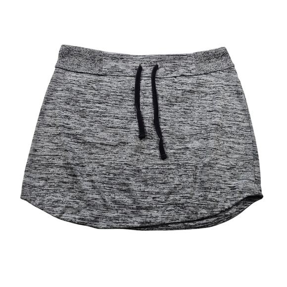 Athleta downplay skirt zip picket stretch drawstring waist EUC M active grey - Picture 2 of 10